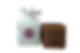 Geschenkbox gestreift, 2 Seifen