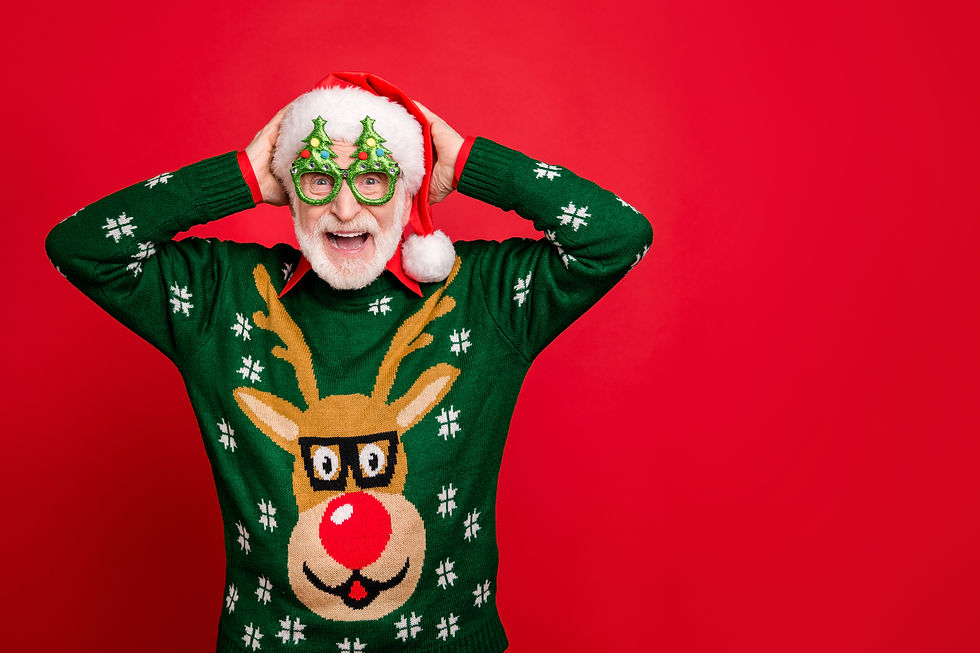 Ugly Christmas Sweater Fashion Show!