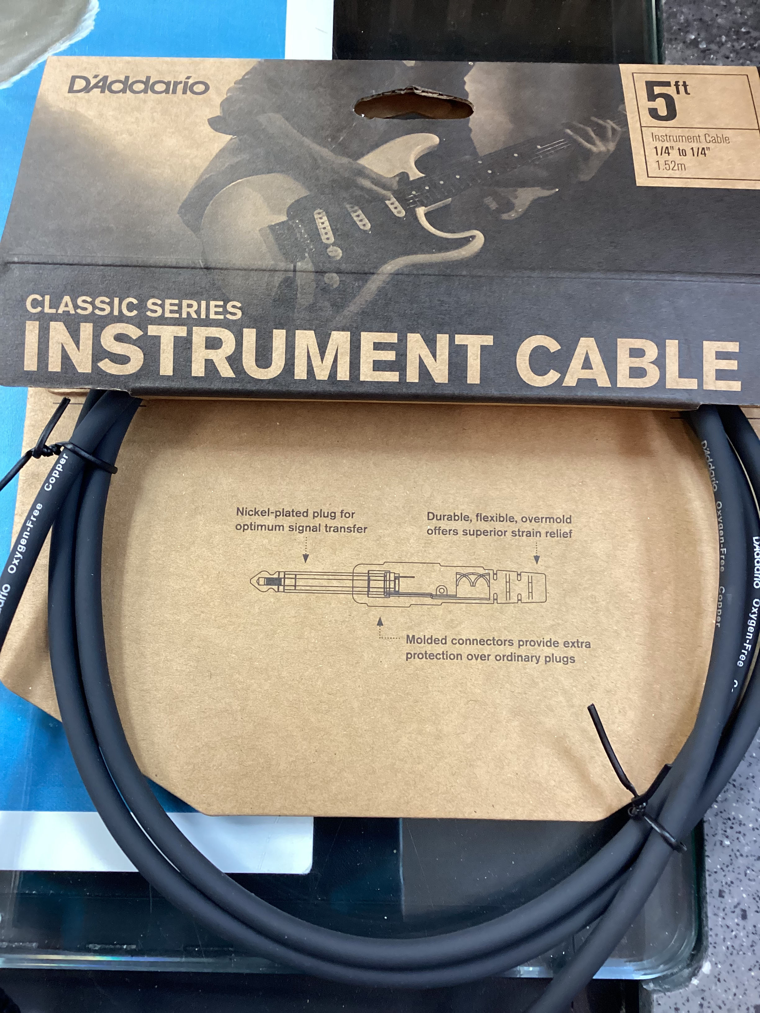5ft Instrument cable 