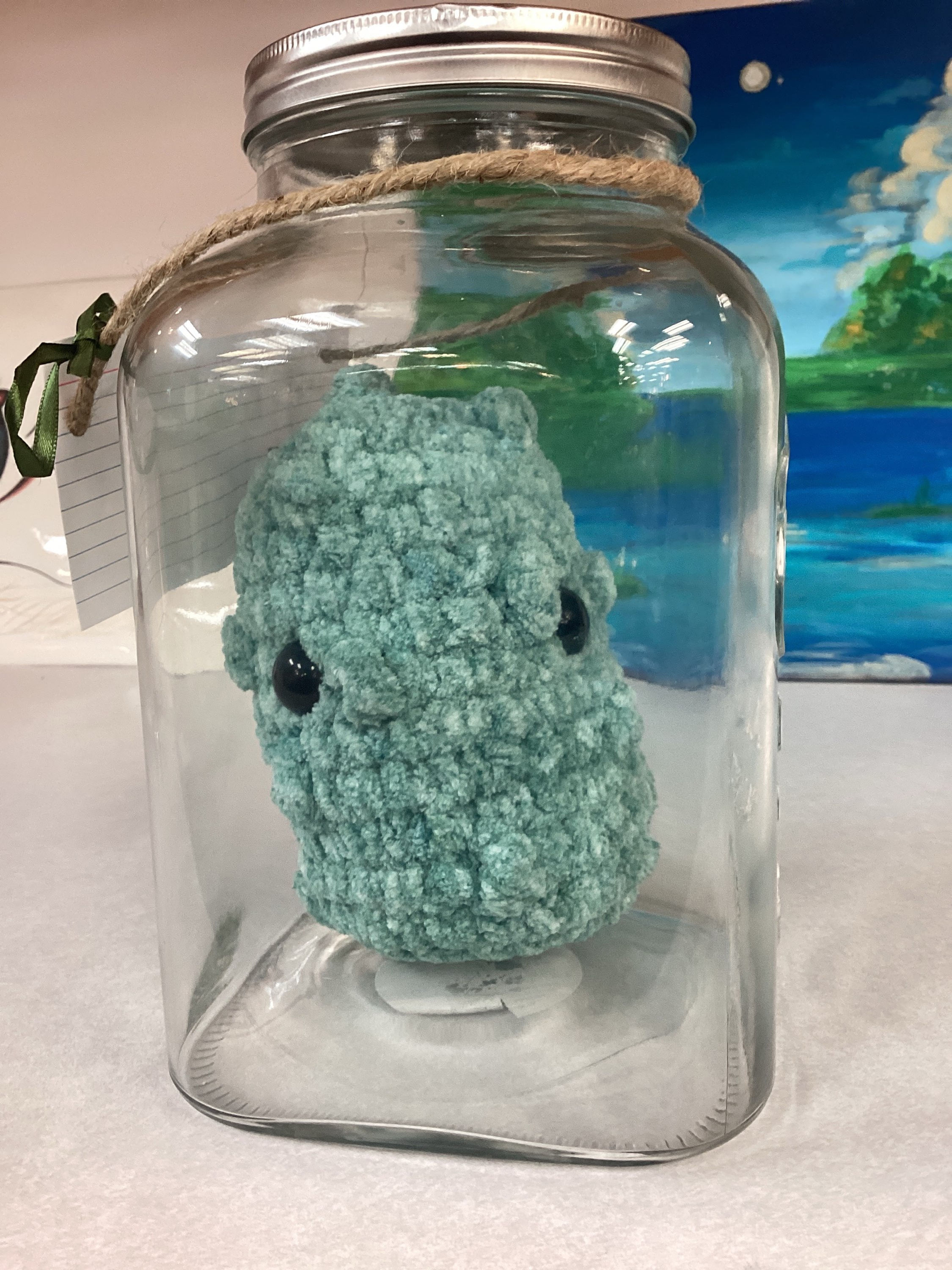Crochet Pickle (jar not for sale!!)