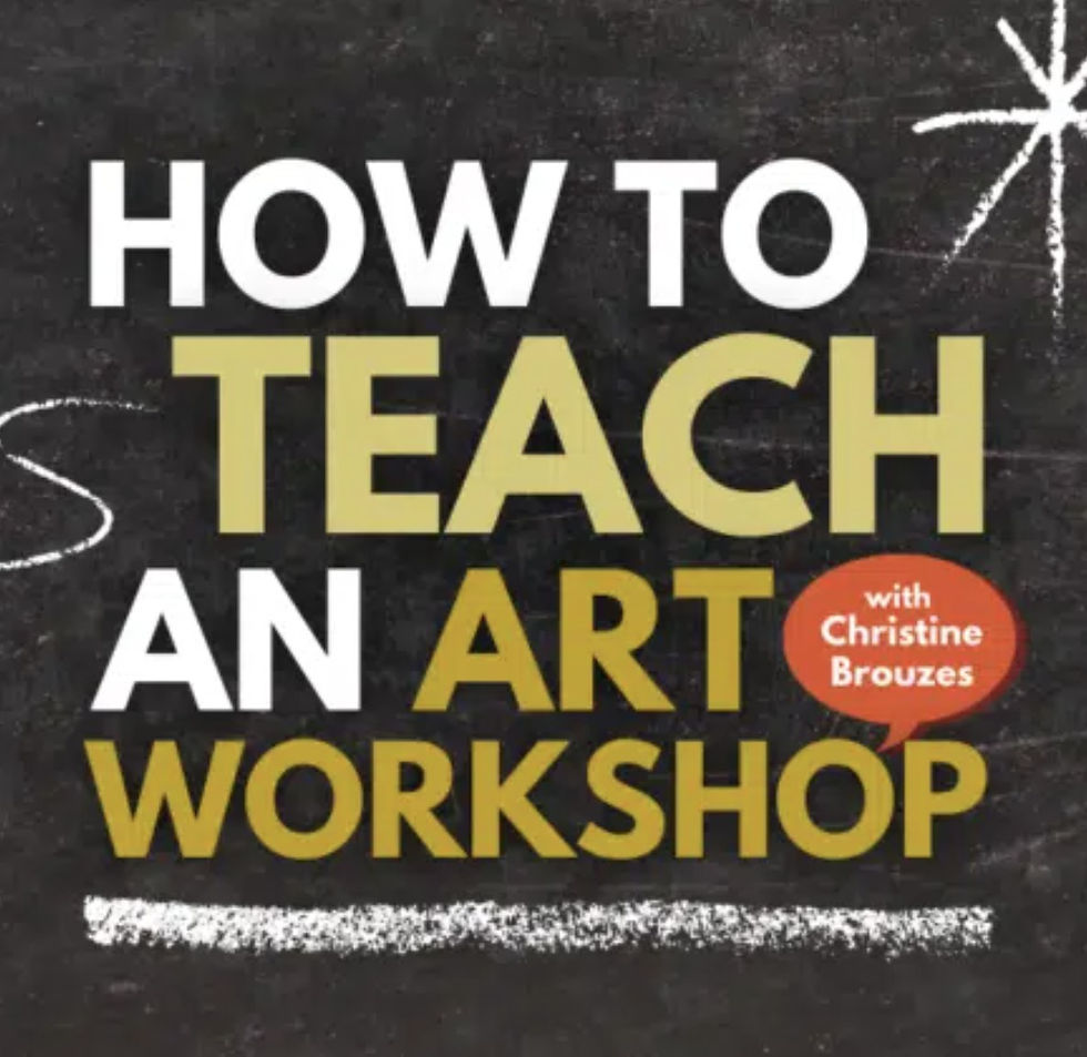 How to teach an arts workshop