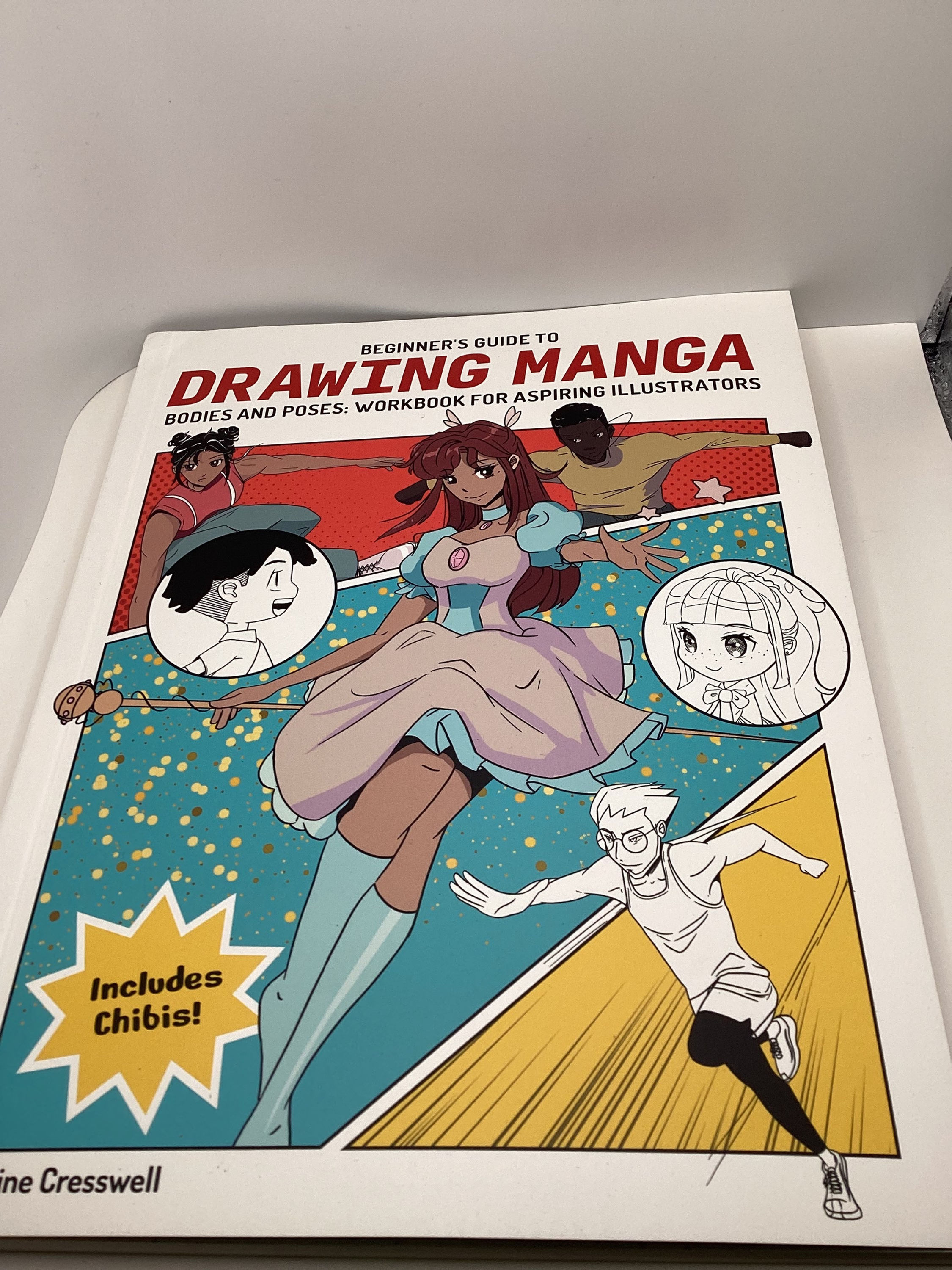 beginner's guice to drawing manga bodies and poses: workbook snd aspiring