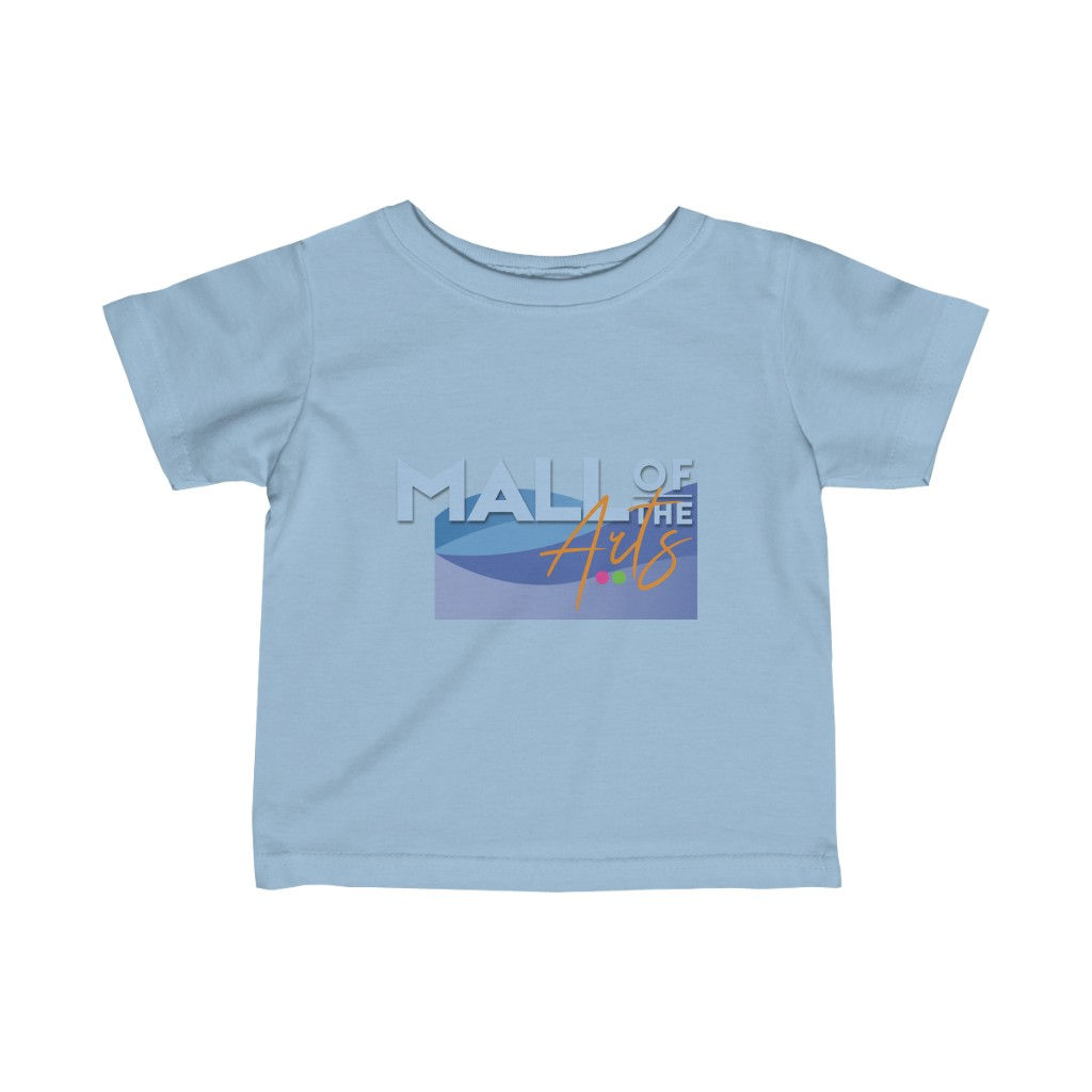 Infant Fine Jersey Tee text + lake