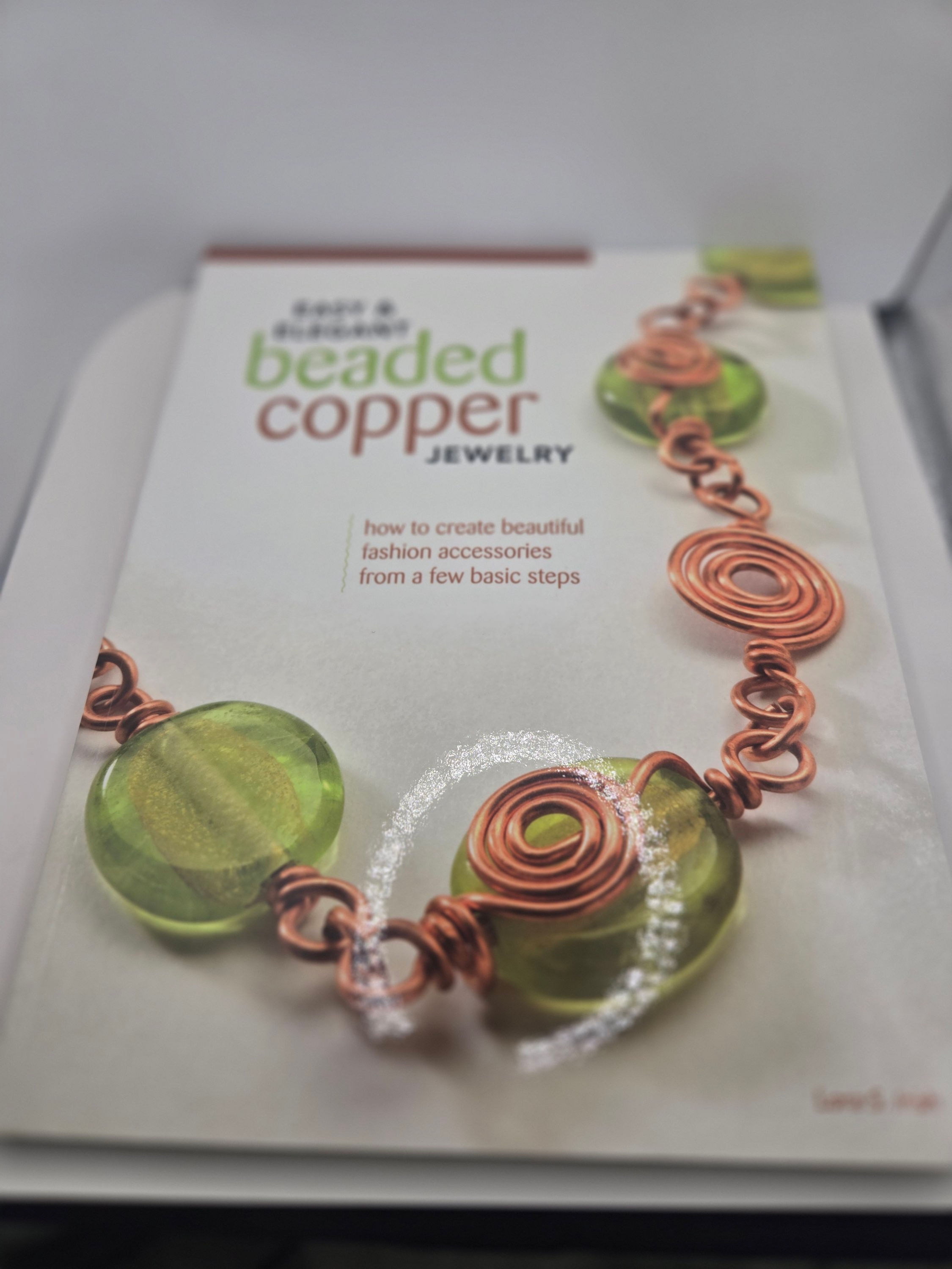 easy and elegant beaded copper jewelry 
