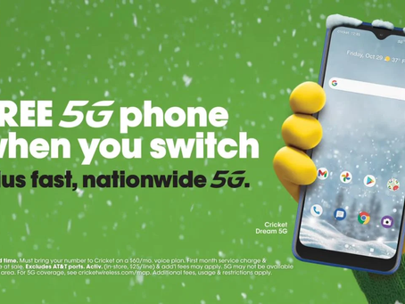 Cricket Wireless’s First Holiday Offers Of The Season Are Out, Include Free 5G Phone