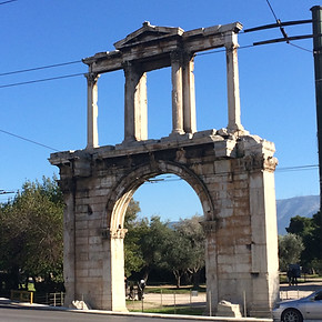 Voyage à Athènes | Olympion temple de Zeus - Porte d'Hadrien