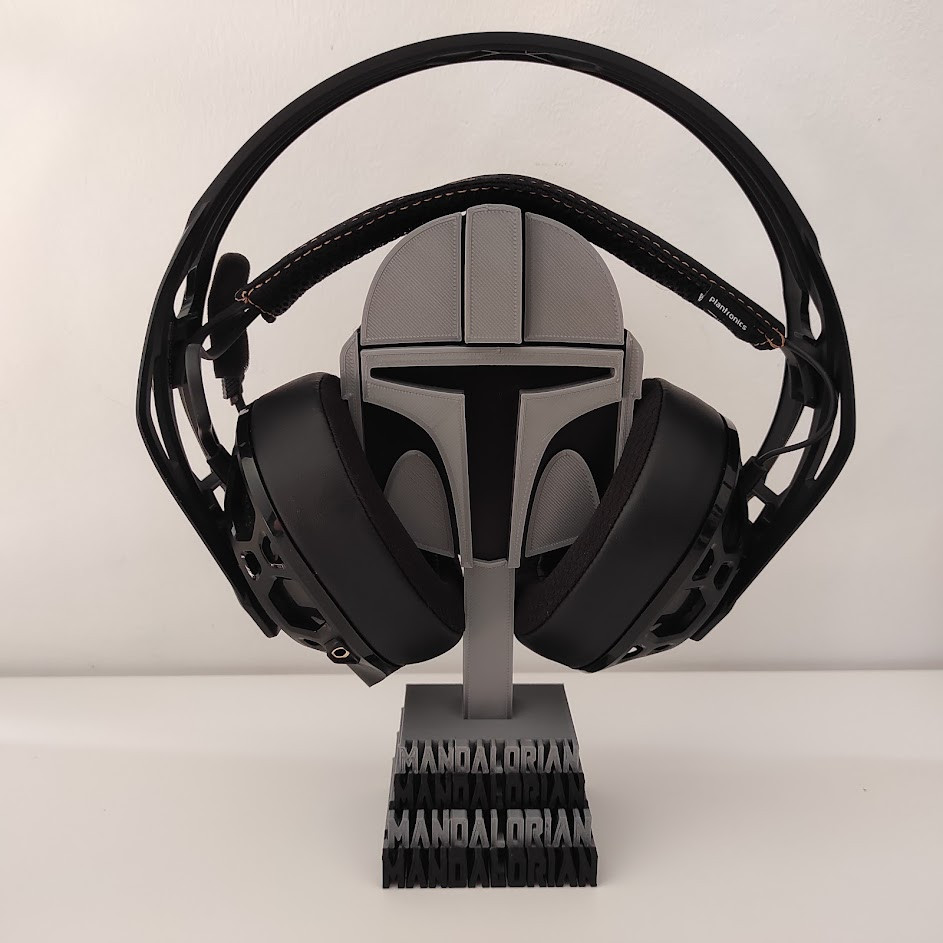 Suporte de Headset tema Mandalorian