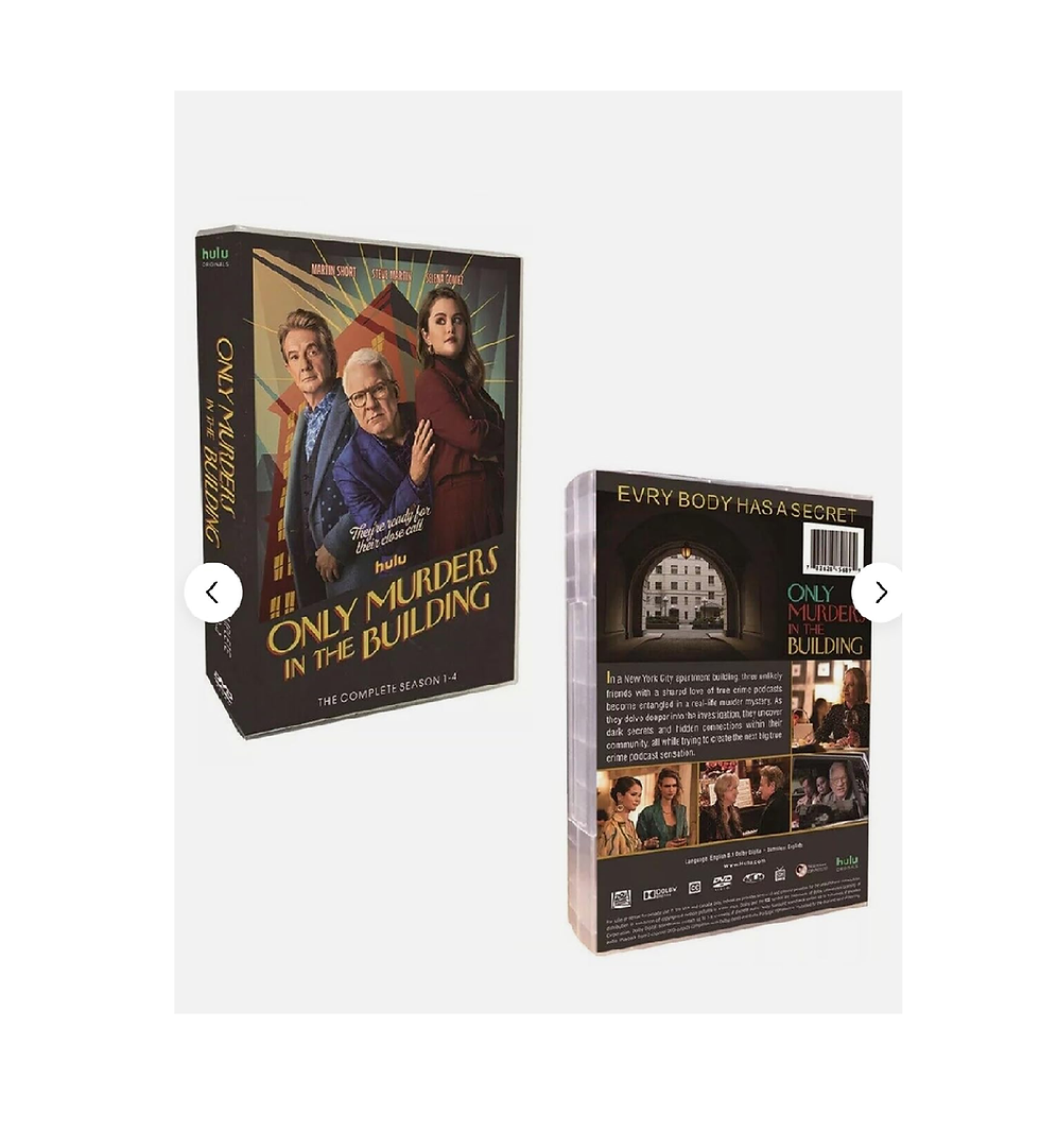 The Only Murders In The Building Season 1-4 Complete Series DVD Box Set New