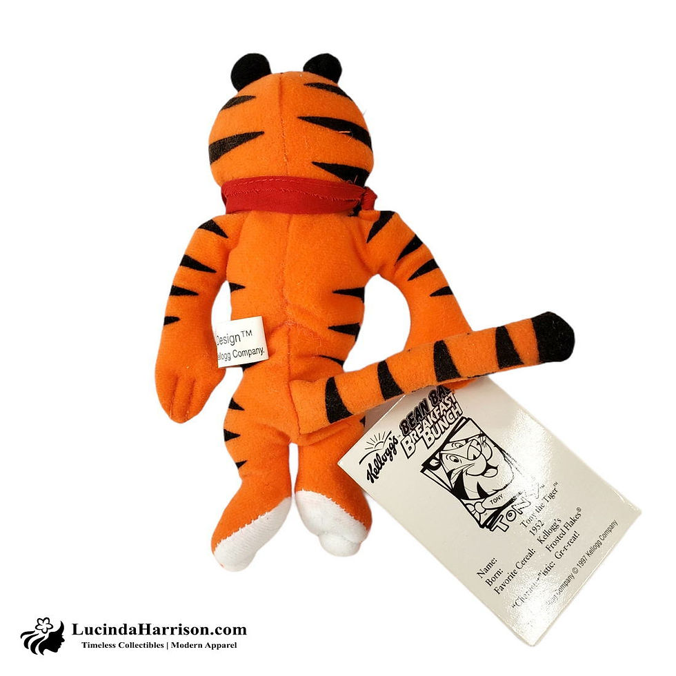 Thumbnail: 1997 Kellogg's Tony The Tiger Frosted Flakes Breakfast Bunch Plush Toy