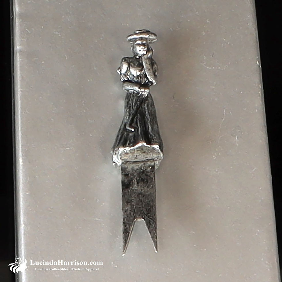Thumbnail: 1980s Metzke Pewter Golf Theme Cheese Spreader