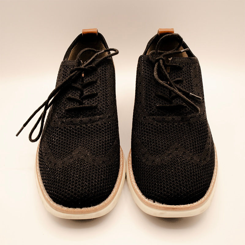 Thumbnail: George Black Brown White Memory Foam Shoes Size 10 W