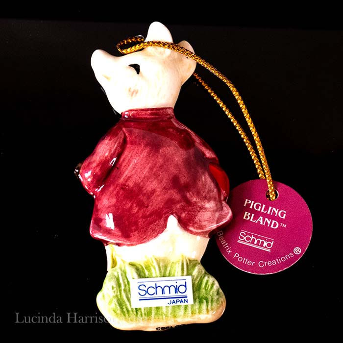 Thumbnail: 1983 Schmid Beatrix Potter Pigling Bland Hanging Ornament