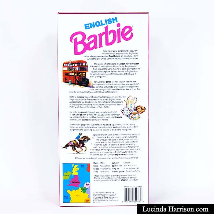 Thumbnail: 1991 English Barbie Dolls of The World MINT CONDITION