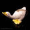 Thumbnail: 1980s Porcelain Ceramic White Goose Ornament Looking Back