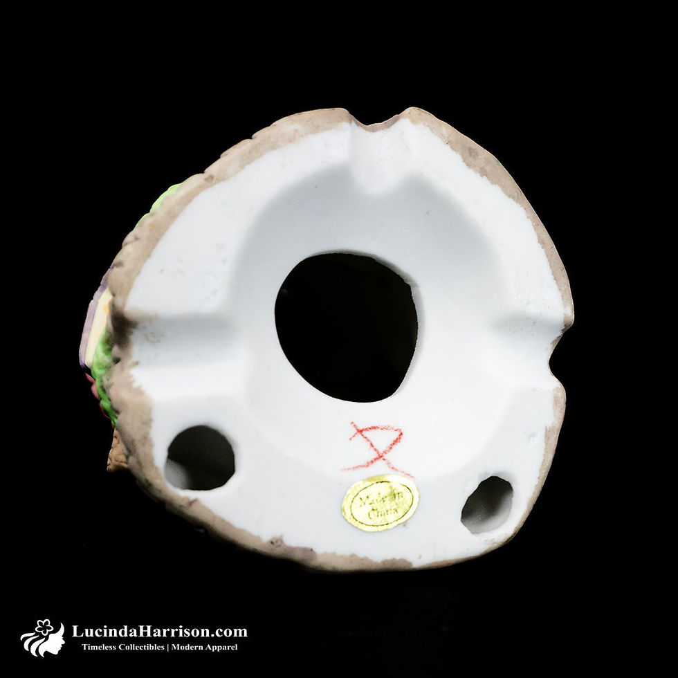 Thumbnail: VTG Bunny Spring Hi Town Village Flower Shop Porcelain