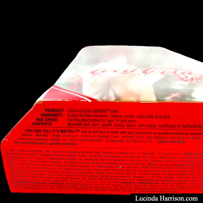 Thumbnail: 2001 Coca-Cola Barbie Parade Head Majorette Special Edition MINT CONDITION