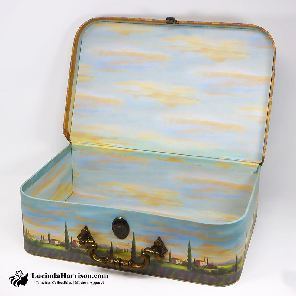 Thumbnail: 2007 Tri-Coastal Design Vivian Flasch Tuscan Storage Box