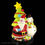Thumbnail: Vintage1970s Holiday Time Santa Snowman Cookie Jar