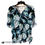 Thumbnail: Christopher & Banks Faux-Wrap Blouse Leaf Pattern Petite Large PL