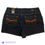 Thumbnail: Beau Dawson Women's Jean Midrise Shorts Navy Petite 14