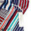 Thumbnail: Alfred Dunner Red White Blue Black Stripes Top Petite Large
