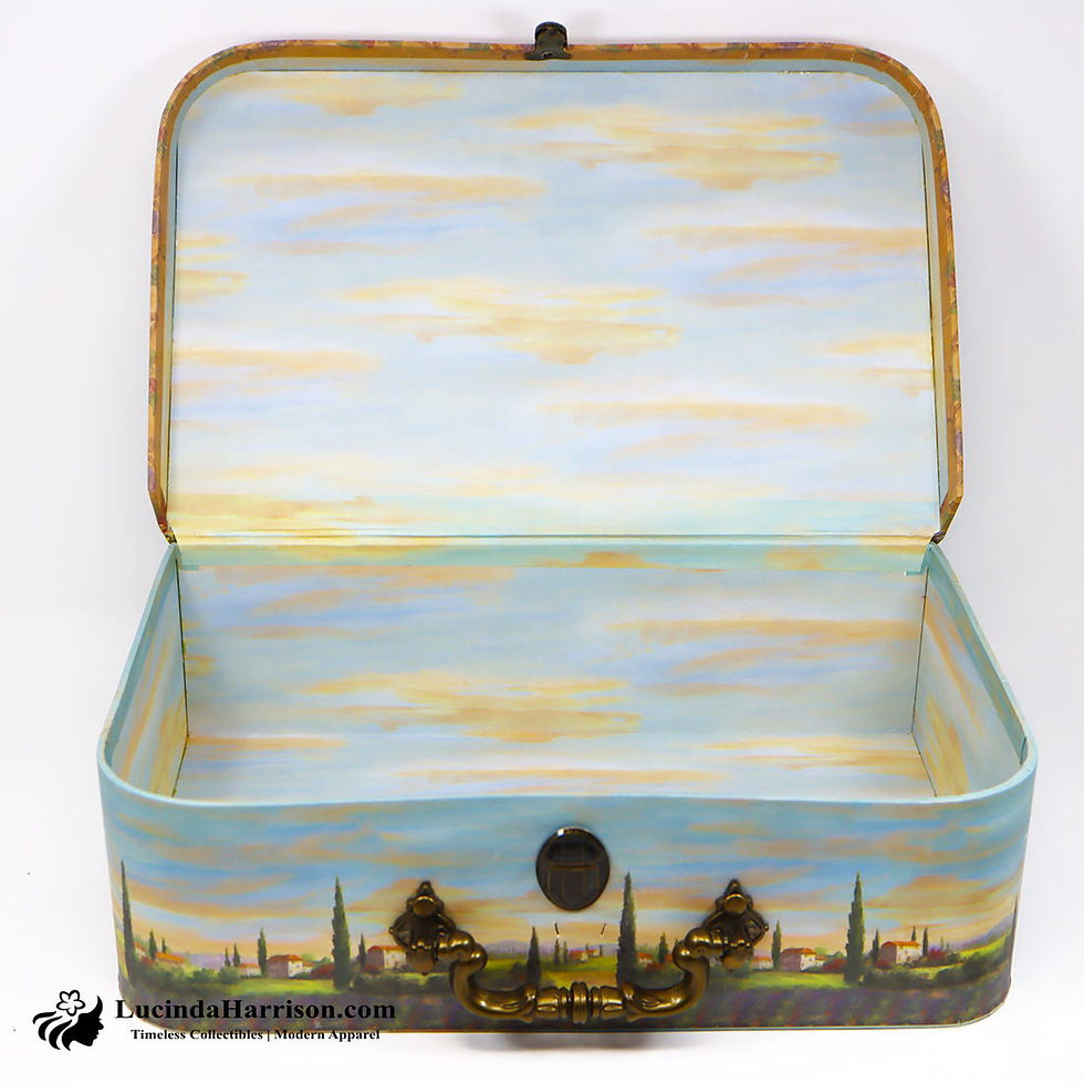 Thumbnail: 2007 Tri-Coastal Design Vivian Flasch Tuscan Storage Box