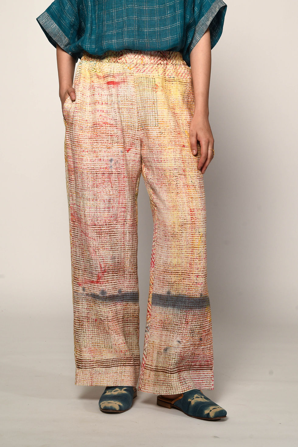 Thumbnail: Drop Cloth Linen Straight Cut Pants | dawn