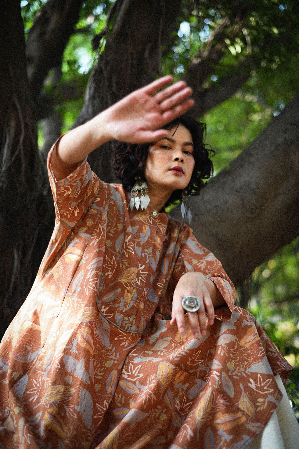 Thumbnail: Jungalee Organic Cotton Kashgar Dress  | clay