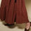 Thumbnail: Jamdani Banjara Skirt | burgundy red check