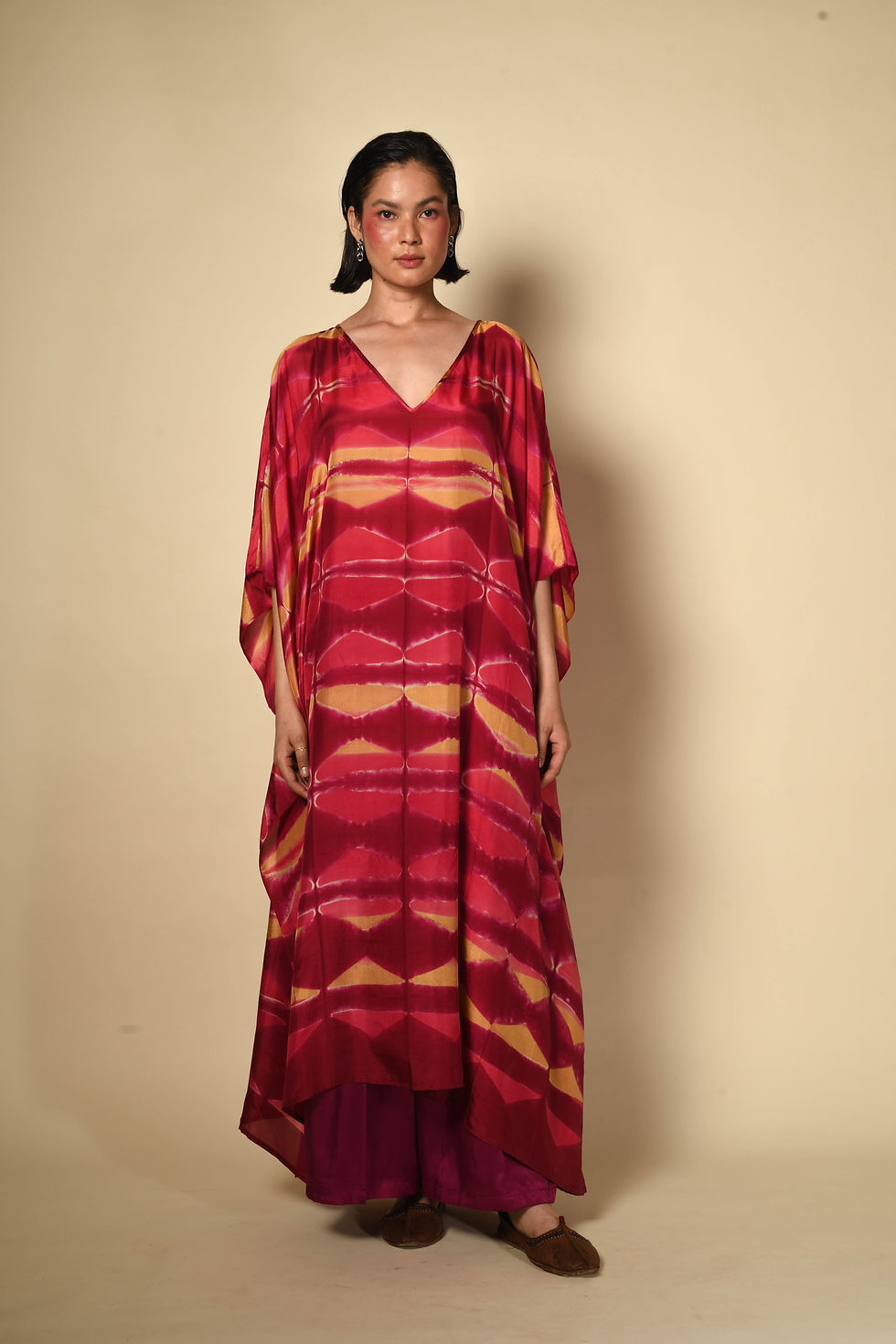 Thumbnail: Itajime Silk Kaftan | sooraj