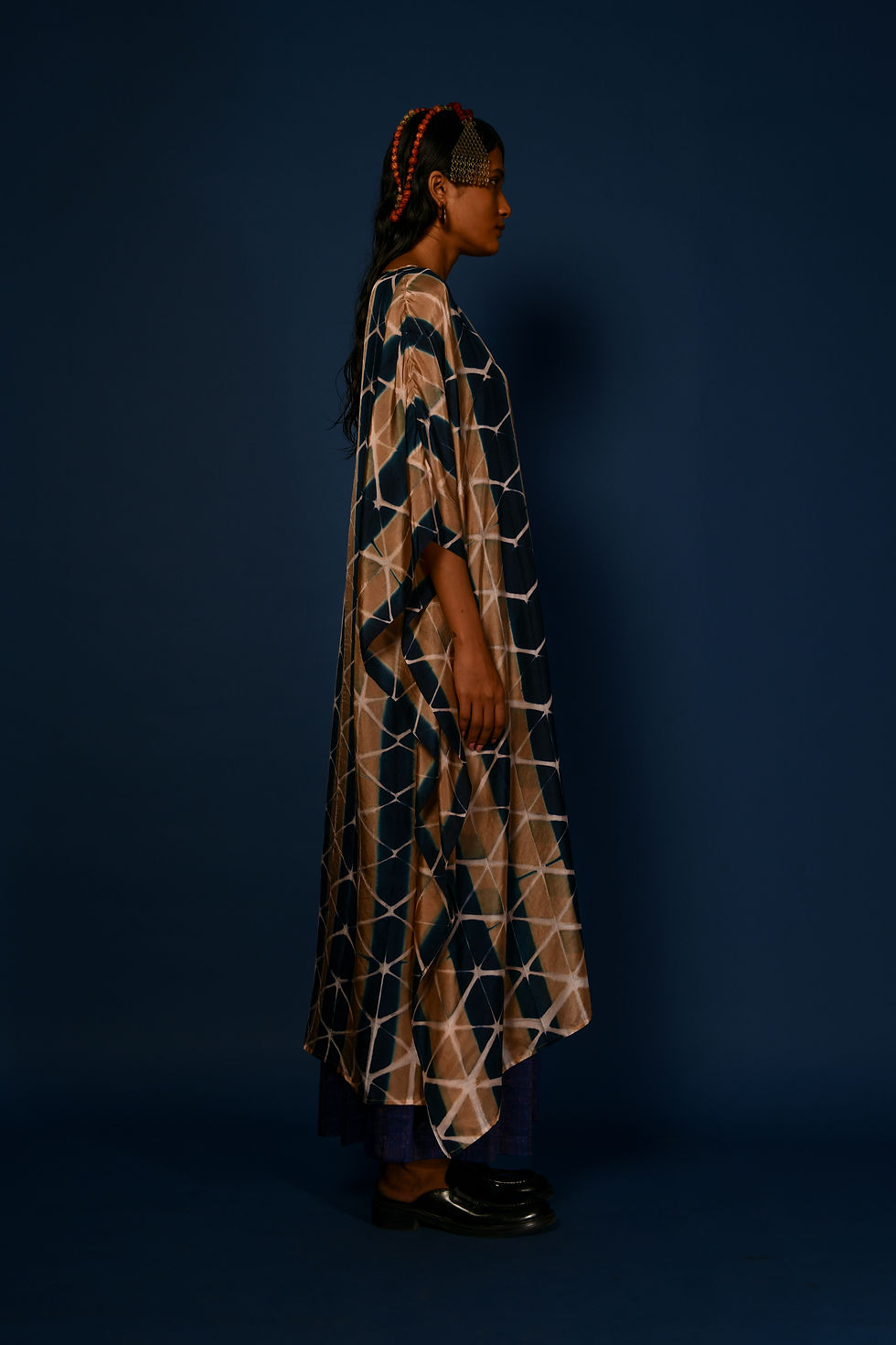 Thumbnail: Itajime Silk Kaftan | balti