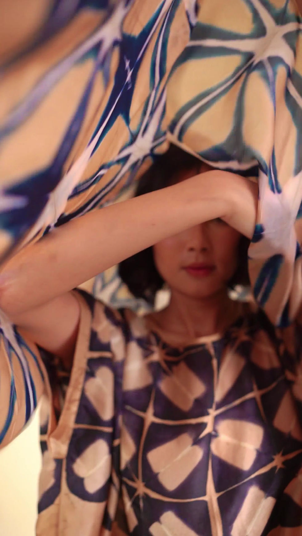 Thumbnail: Itajime Silk Kaftan | aandhee