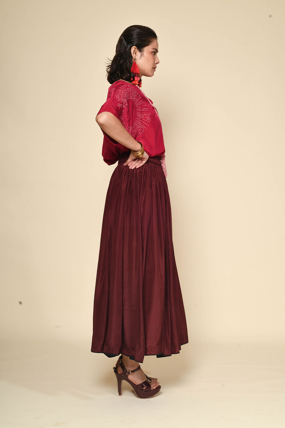 Thumbnail: Banjara Silk Skirt | multiple colours