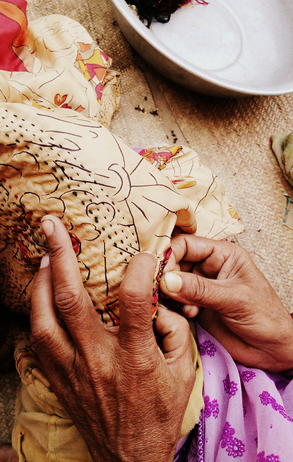 kantha artisans_Murshidabad West Bengal