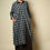 Thumbnail: Natural Dye Artist Dress | indigo & soft iron black check