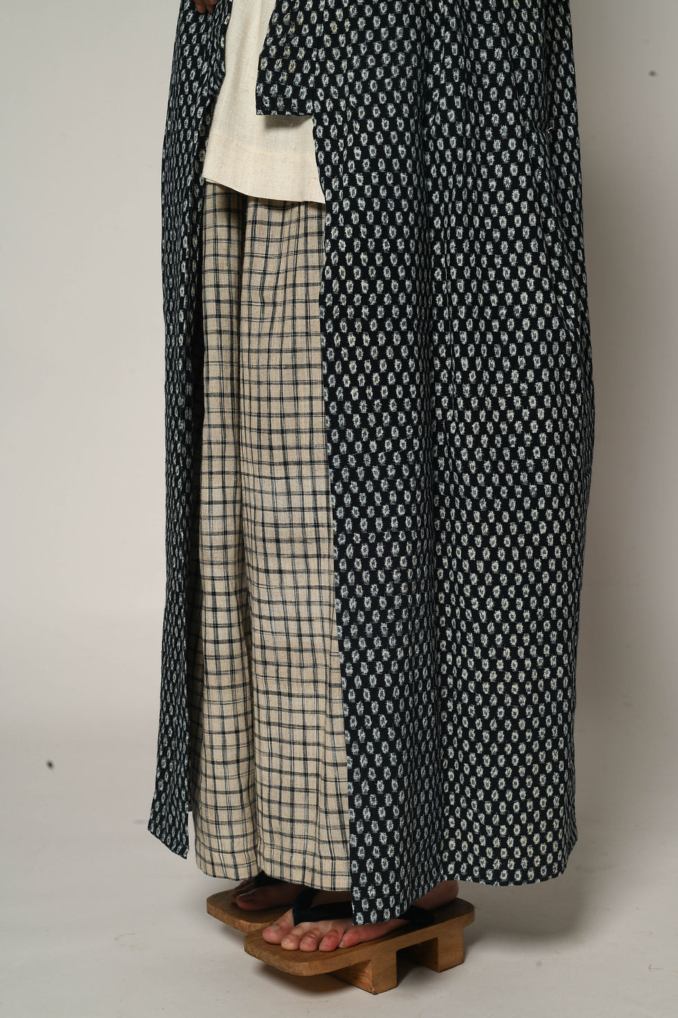Thumbnail: Kasuri Indigo Cotton Kimono