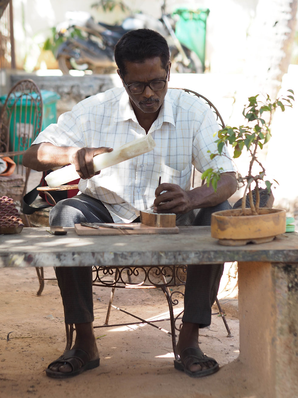 House of Wandering Silk hand carved printing blocks