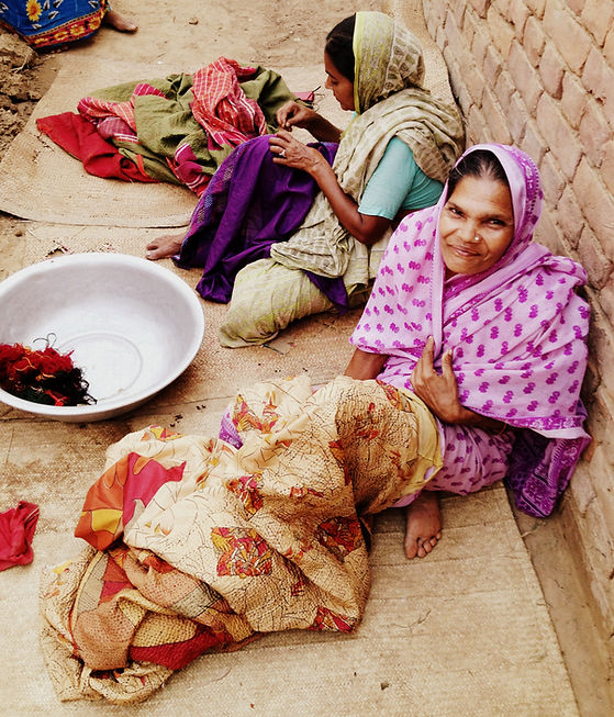 kantha artisans_Murshidabad West Bengal