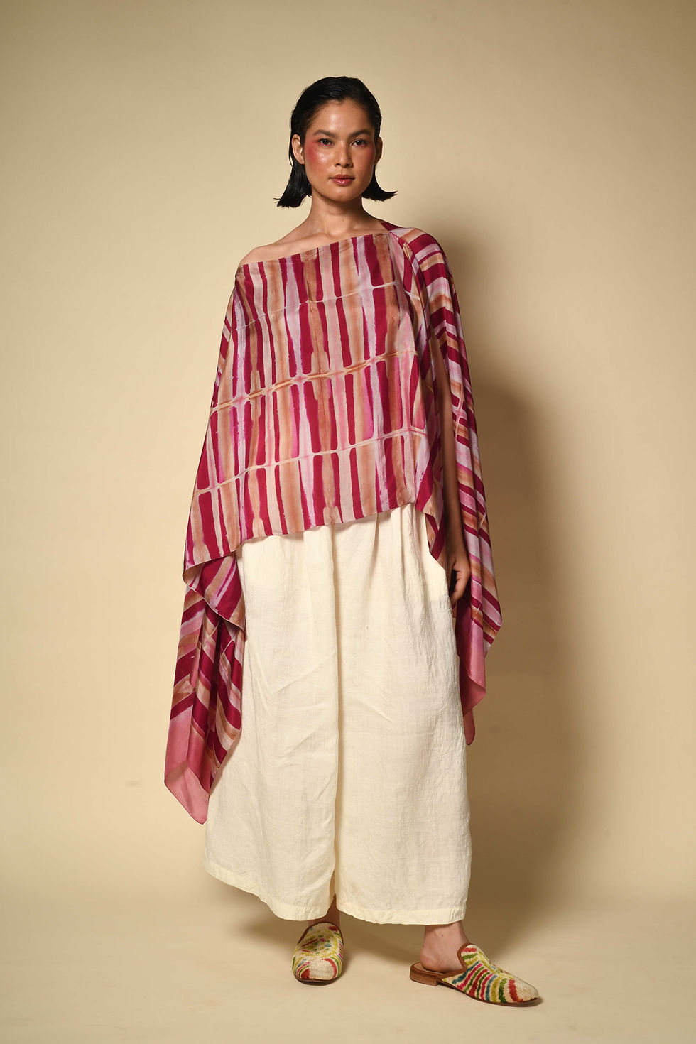 Thumbnail: Itajime Silk Itaki Top | equatorial