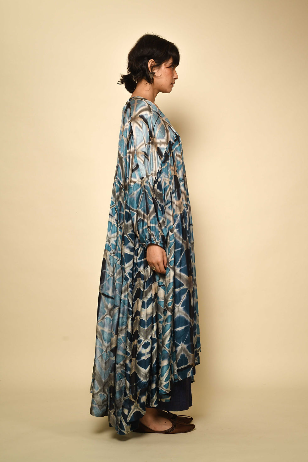Thumbnail: Itajime Silk Sirocco Dress | aandhee