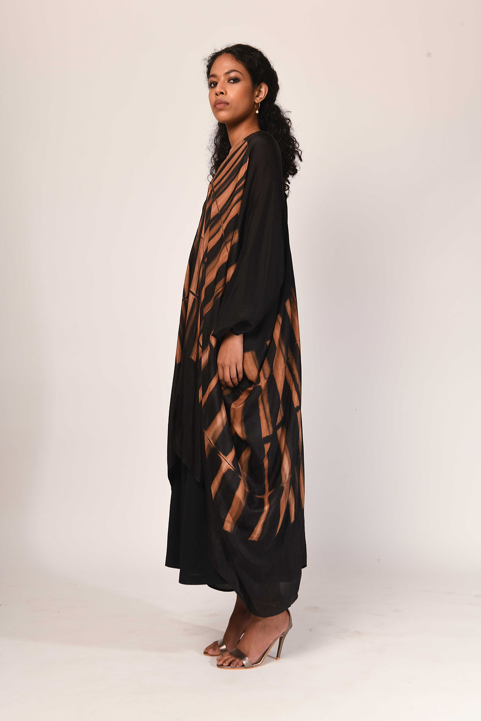 Thumbnail: Itajime Silk Dune Kaftan | comet
