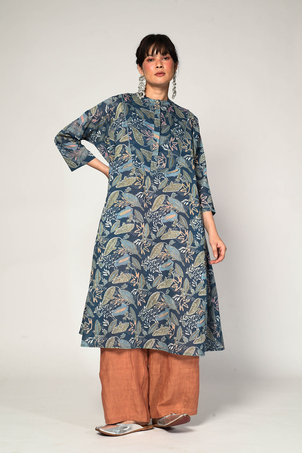 Thumbnail: Jungalee Organic Cotton Kashgar Dress  | oceanic blue