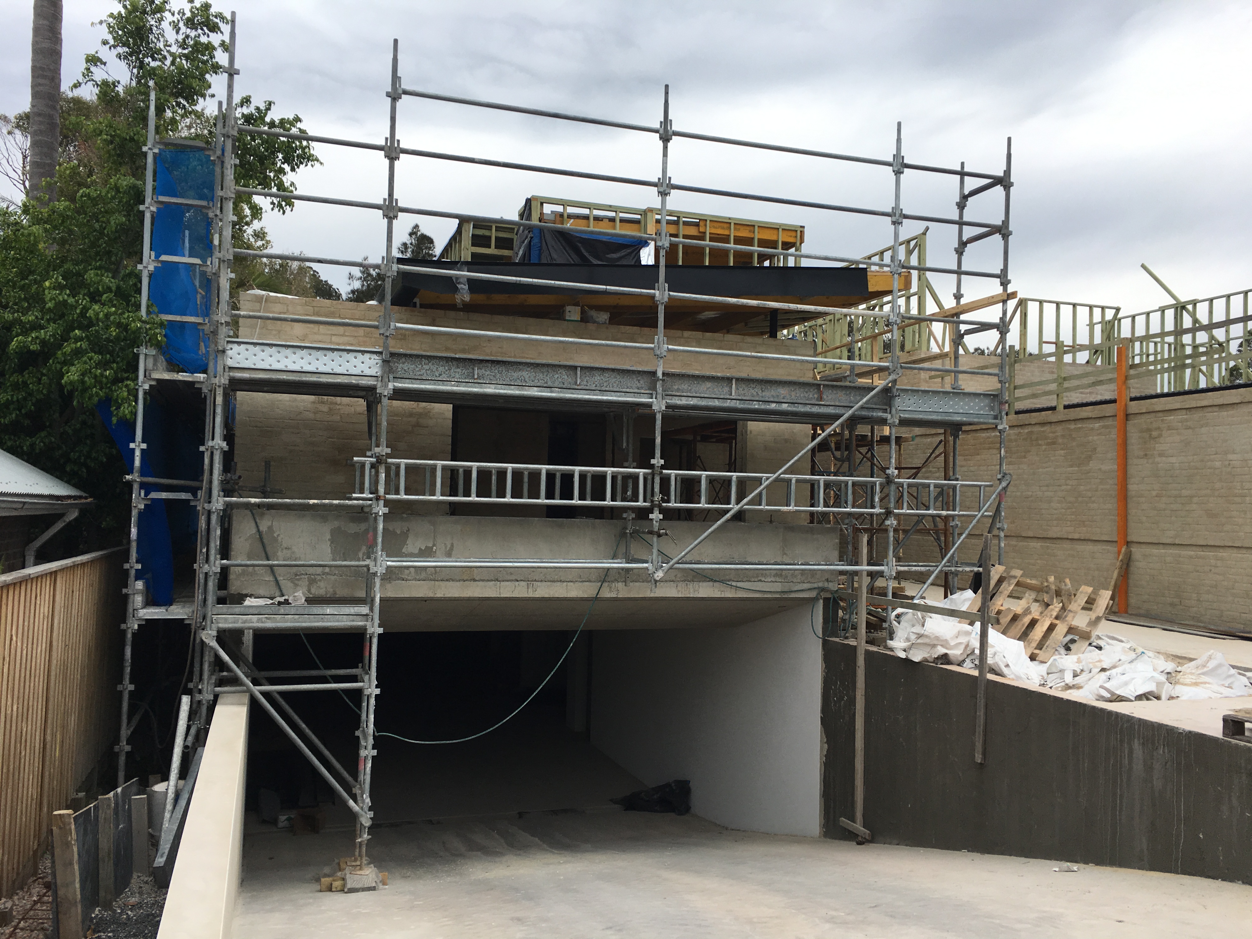 Basement entrance