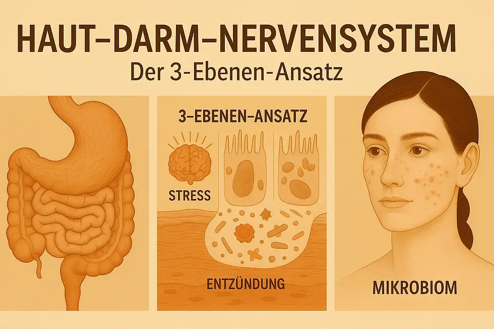 Haut–Darm–Nervensystem: Der 3-Ebenen-Ansatz