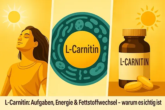 L-Carnitin: Aufgaben, Energie & Fettstoffwechsel – warum es so wichtig ist