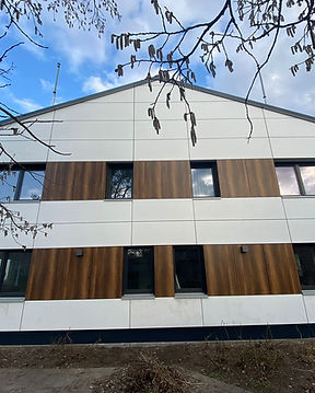 mettalfasaden für bürogebäude 