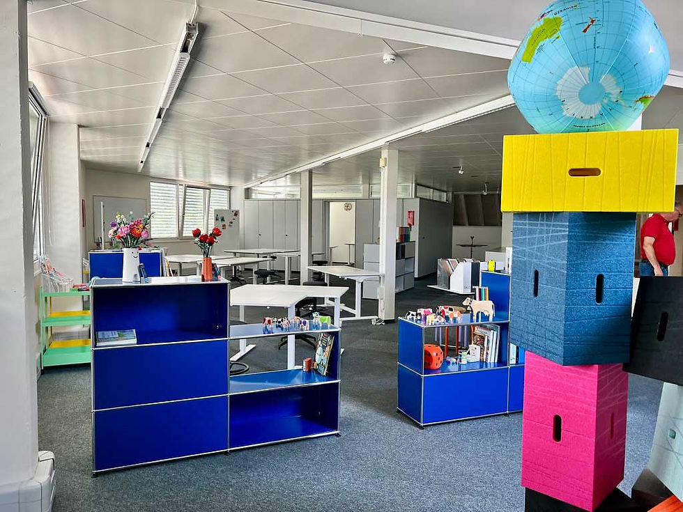 Ein Blick in die Rhy-Schual Schulräume