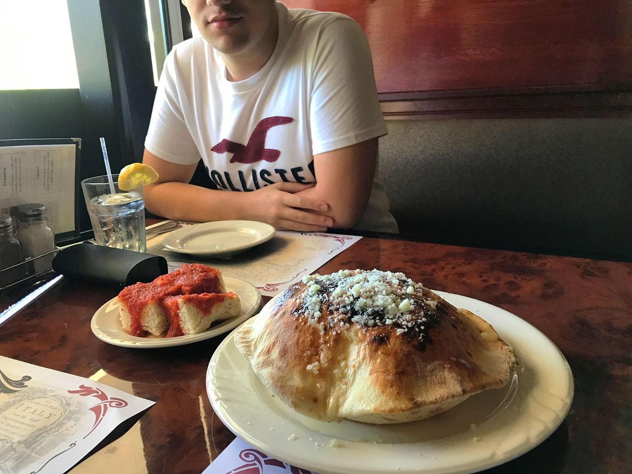 Carlucci's famous puffy bread