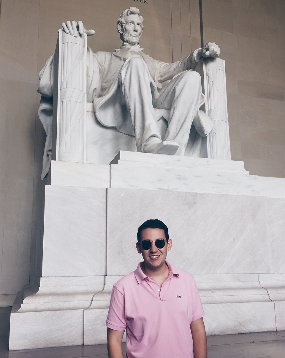With Abraham Lincoln