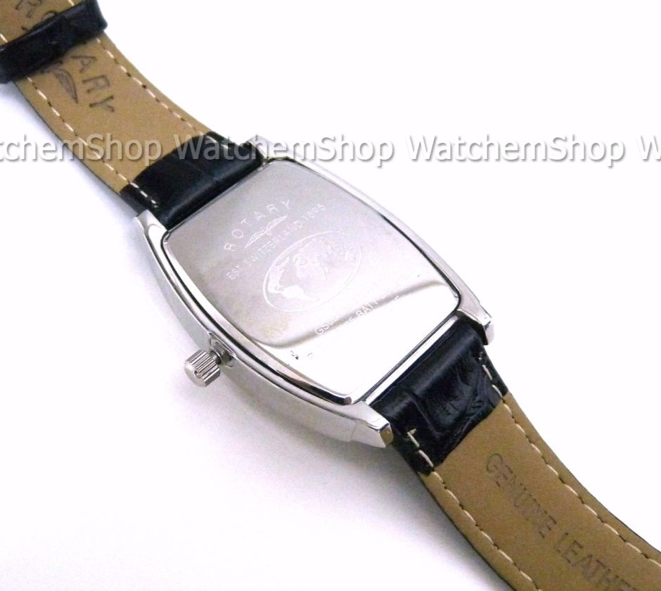 Thumbnail: Rotary Moonphase Day Date Silver Tone
